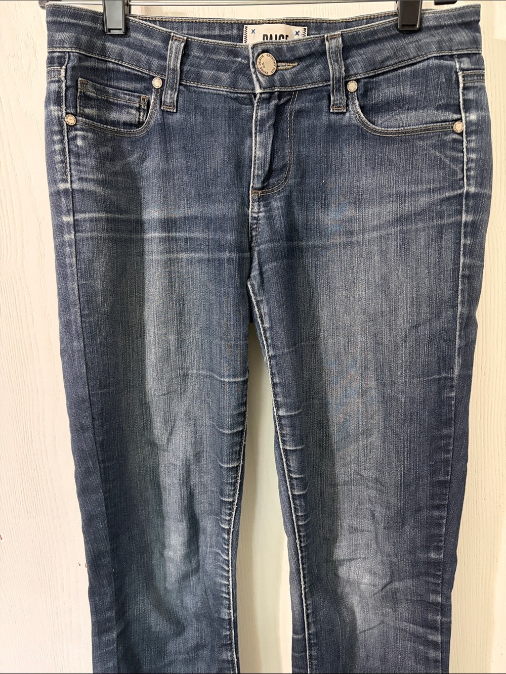 PAIGE Verdugo Ultra Skinny Women's Jeans Dark Blue Wash Size 26 - Picture 3 of 9